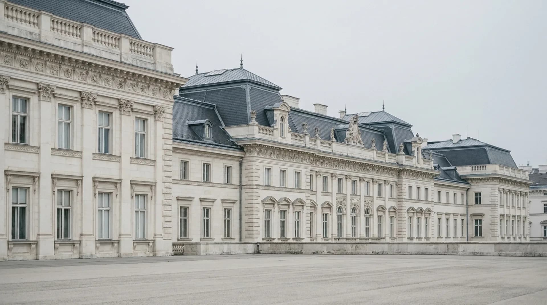 Classic Viennese façade in cool, muted daylight, Vienna anchor